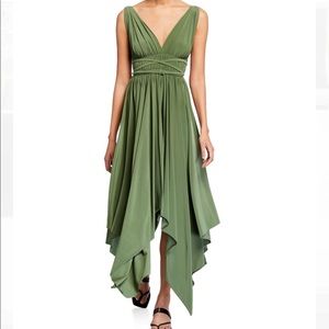 Norma Kamali Green Goddess Dress